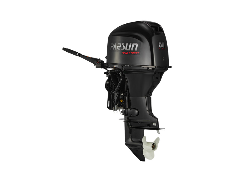 side view of F50BEL EFI outboard motor 